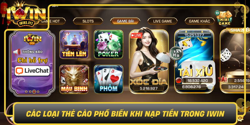 Cac Loai The Cao Pho Bien Khi Nap Tien Trong Iwin0